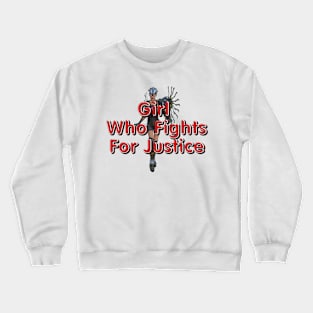 Female Justice Crewneck Sweatshirt